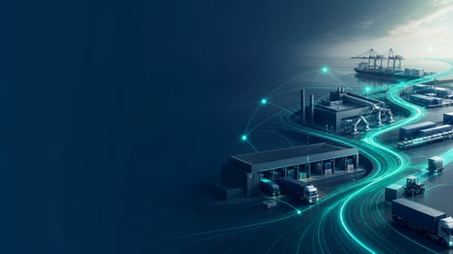Adaptive Supply Chain Evolution in Blue and Turquoise Light